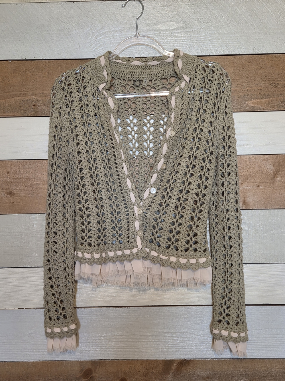 One Girl Who Crochet Cardigan